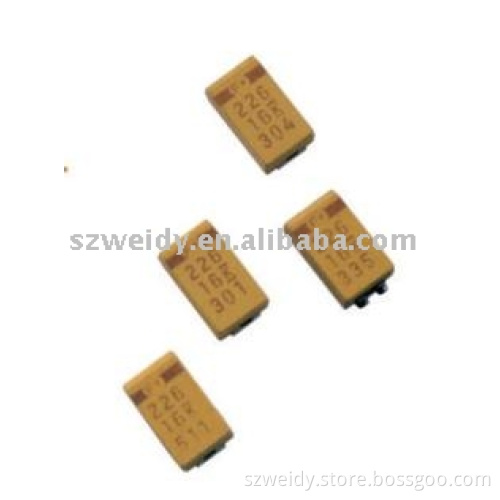 Electrolyte tantalum capacitors SMD